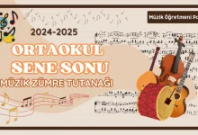 2024-2025 Müzik Dersi Yıl Sonu Zümre Toplantı Tutanağı