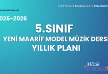 5.sinif yillik plan maarif model muzikogretmeni.net 5. Sınıf Maarif Model Müzik Dersi Yıllık Planı 2025-2026