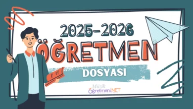 Öğretmen Dosyasında Bulunması Gereken Evraklar