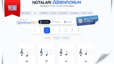 Notaları Öğreniyorum – İnteraktif Müzik Eğitimi Uygulaması