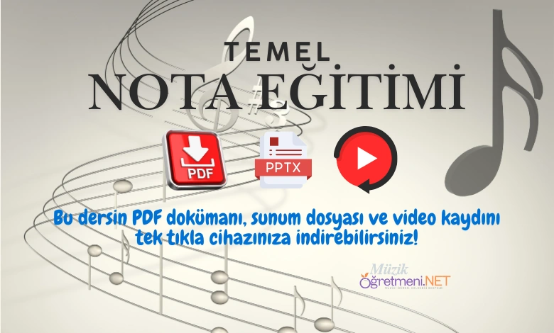 temel nota egitimi muzikogretmeni.net Nota Eğitimi: Temel Nota Bilgileri ve Nota Okuma Teknikleri Video