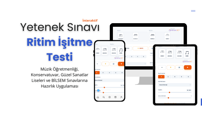 Müzik Öğretmenliği, Konservatuvar, Güzel Sanatlar Liseleri ve BİLSEM Sınavlarına Hazırlık Uygulaması