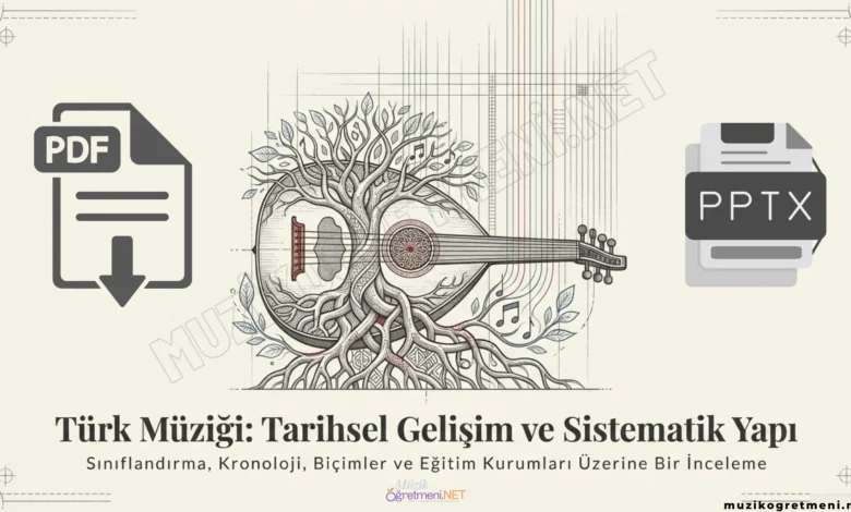 turk muzigi tarihsel gelisim muzikogretmeni.net Türk Müziği: Tarihsel Gelişim ve Sistematik Yapı (PDF-SUNUM)