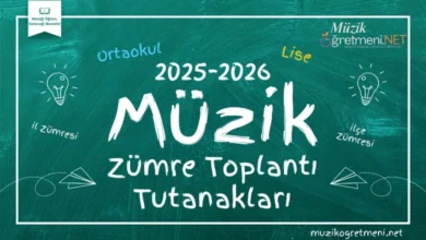 2025-2026 2. Dönem Başı Müzik Zümre Toplantı Tutanağı