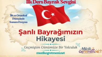 Şanlı Bayrağımız | İlk Ders Bayrak Sevgisi Sunum