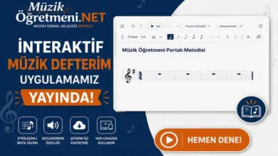 interaktif muzik defteri uygulamasi muzikogretmeni.NET İnteraktif Müzik Defterim